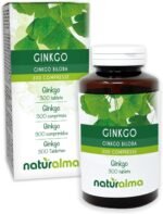 Ginkgo (Ginkgo biloba) Leaves Naturalma - 150 g - 300 Tablets - Food Supplement - Natural and Vegan - Image 2
