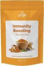 Go-Yogik Turmeric Ginger Herbal Immunity Tea- Detox blend of 9 Super spices, 100g (50 servings), Caffeine Free, Vegan, Unsweetened, Gluten Free - Image 2