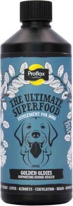 Golden Oldies Supplement for Senior Dogs, 500ml - Helps to Support Liver, Heart, Kidneys, Bones, Joints & Brain - Contains Omega 3 & 6 - Aid Recovery & Provides Energy - Image 2