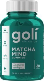 Goli Matcha Mind Gummies | Green Tea Leaves Powder with 250mg Cognizin for Focus, Attention & Brain Health | Vegan, Non-GMO, Gluten-Free, Gelatin Free | 60 Gummies - Image 2