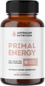 Grass Fed Beef Organ Capsules - Vitamins A & B12 | Natural Iron Supplement for Women | Immunity & Body Wellness, Non-GMO, Freeze Dried - Ancestral Nutrition Primal Energy - 120 Capsules - Image 2