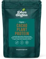 Green Origins Organic Super Cacao Plant Protein Powder| 66% Protein | 10 Servings, 300g | Vegan, Dairy Free, Gluten Free, No Added Sugar - Image 2