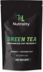 Green Tea Advanced Fat Burner Supplement | for Men & Women | Weight Management, Metabolism Boost & Appetite Suppressant | 30 Vegan Capsules - Image 2