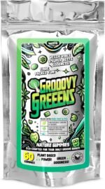 Grooovy Greeens, Gummies with Powerful Blend of Fruit and Vegetable Extracts to Support Gut Health and Digestion and Boost Energy, Suitable for Vegans, Orange and Lemon Flavour 60 Gummmies - Image 2