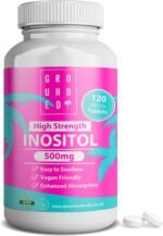 Grounded Inositol 500mg | 120 Micro Tablets | Pure Myo-Inositol for Hormonal Balance & Mental Performance | 2 Month Supply | Vegan-Friendly & Made in The UK - Image 2