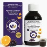 Gut Relief Syrup Elderberry 250ml – Supports Digestion, Immunity, Bloating Relief, Weight Management & Metabolism with Ajwain, Saunf, Methi, Haldi & Dalchini – My Vital Keep Healthy - Image 2