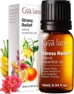Gya Labs Stress Relief Essential Oil Blend for Stress-Free Days (10ml) - Therapeutic Grade Essential Oil Blend - Perfect for Aromatherapy, Stress, Sleep & Better Moods - Diffuse or use on Skin - Image 2