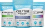 Gym Supplement for Men & Women | Creatine Monohydrate, Ashwagandha KSM-66 Organic & Multivitamin | High Strength Tablets/Capsules Ideal for Workout - Image 2