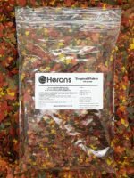 HERONS - Tropical Flakes - For all Tropical Fish - Guppies, Bettas, Neons, Cichlids, Angelfish, Swordtails - Multi-Nutrient Complex - Supports Growth, Colouration and Immune System - 100 Grams - Image 2