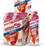 HIGH5 Energy Gels with Electrolytes - Quick Release Sports Gels for Peak Performance - Natural Fruit Juice & Caffeine-Free - Energy Boost for Running, Cycling, Endurance (Raspberry, 20 x 60g) - Image 2