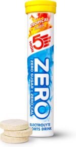 HIGH5 ZERO Electrolyte Tablet - Hydration Tablets Enhanced with Vitamin C - 0 Calories & Sugar Free - Boost Hydration, Performance & Wellness - Tropical, 20 Tablets (20x, Pack of 1) - Image 2