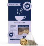 HOTTEA MAMA | Over The Moon | Period Support Tea | Spearmint, Raspberry Leaf, Rose, Chamomile, Dandelion Root | 14 Whole Leaf Biodegradable Bags (28 Cups Of Tea) - Image 2