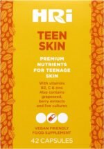 HRI Teen Skin Multivitamin Supplement - Multivitamins for Kids 12-18 Years - Aids Health and Well Being of Children. Healthy Immune System, Gut, Skin Care for Teenage Girls and Boys. 42 Vegan Capsules - Image 2