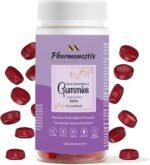 Hair, Skin & Nail Beauty Gummies - Biotin, Zinc, Vitamin D3, Selenium, Vitamin C - Vegetarian Berry Chewable Gummies - Gluten, Dairy, Soy & GMO Free (60 gummies) - Image 2