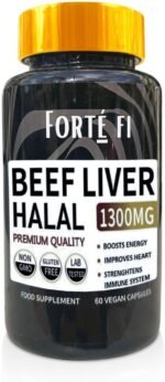 Halal Beef Liver Capsules - Grass-Fed Organic Beef Liver Supplements - Freeze Dried Nutrients Supports Energy Production, Boosts Immunity and Enhances Well-Being - Use with Halal Collagen - Image 2