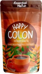 Happy Colon Herbal Tea | Caffeine-Free Infusion for Detox Support, Bowel Movement and Gut Restoration | Alkaline Blend with Cascara Sagrada, Black Walnut and Wormwood - Image 2