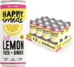 Happy Inside Gut Health Juice – Lemon, Yuzu & Ginger | No Added Sugar, High in Prebiotic Fibre, Vitamin C | Vegan (12 x 250ml) - Image 2