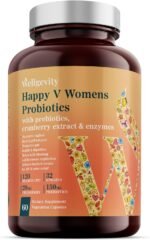 Happy V Probiotics for Women – Vaginal Probiotics with Targeted Strains to Support Intimate Flora, Digestive Comfort & Female Wellness. 60 Pack. - Image 2