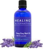 Healing Alternatives Bath Oil Sleep Easy, 100ml | Lavender & Clary Sage Blend | Calming Luxury Bath Oil for Relaxation, Restful Sleep & Unwinding Mind & Body | Menopause Support - Image 2