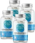 Health & Her Perimenopause Supplements for Women - Wellbeing Support for The Early Stage of Menopause - 4 Month Supply, 240 Capsules - Vegan & Gluten Free - Image 2