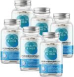 Health & Her Perimenopause Supplements for Women - Wellbeing Support for The Early Stage of Menopause - 6 Month Supply, 360 Capsules - Vegan & Gluten Free - Image 2