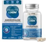Health & Him Andropause 40+ Supplements for Men - with Zinc, Shilajit & Ashwagandha - Vegan, Gluten-Free. Mens Multivitamin - 60 Capsules - Image 2