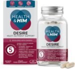 Health & Him Desire Supplements for Men - 60 Capsules - Supplements for Men with Maca Root & Korean Ginseng - Vegan, Gluten-Free - Image 2