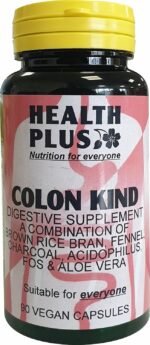 Health Plus Colon Kind : Digestive and Detox Health Supplement : 90 Vegan Capsules, in a Planet-Friendly 99% Recycled Pot - Image 2
