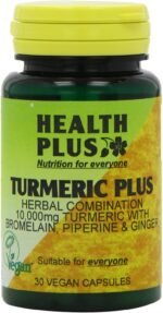 Health Plus HP638 Turmeric Plus Joint and Digestive Plant Supplement - 30 Capsules - Image 2