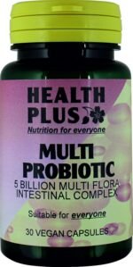 Health Plus Multi Probiotic 5 Billion High Strength Multi-strain Probiotic Digestive Health Supplement - 30 Gelatin Free Capsules - Image 2