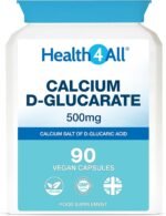 Health4All Calcium D-Glucarate 500mg - Oestrogen Supplements for Women and Men - Hormone Balance Support - 90 Vegan Capsules - Image 2