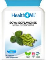 Health4All SOYA Isoflavones 40mg per Capsule, 60 Capsules 2 Months Supply, Menopause Support Supplement, High Strength SOYA Isoflavones 40% Extract, Non-GMO, Non-Irradiated, 1 a Day | Made in UK - Image 2