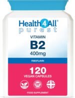 Health4All Vitamin B2 Riboflavin 400mg Migraine Support 120 Capsules 4 Months Supply, High Strength VIT B2 400mg Riboflavin Supplement, No Additives, Non-GMO, Gluten Free | Made in UK - Image 2