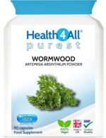 Health4All Wormwood 250mg 90 Capsules, Purest Vegan Artemisia Absinthium Supplement for Adults | Intestinal Cleanse, Supports Bile Production | Made in UK - Image 2