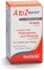 HealthAid A to Z Multivitamins and Minerals, 30 Vegetarian Tablets - Image 2