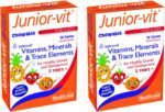 HealthAid Junior-VIT Chewable Multivitamins Pack of 2 x 30 Vegetarian Tablets (60 Tablets) - Image 2