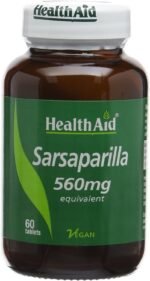 HealthAid Sarsaparilla 560mg 60 Tablets - Image 2