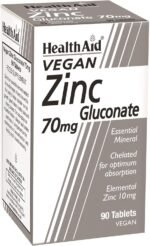 HealthAid Zinc Gluconate 70mg - 90 Tablets - Image 2