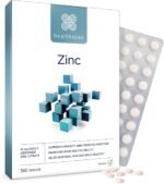 Healthspan Zinc with Vitamin C (360 Tablets) | Immune Health | Bones, Eyes, Skin, Hair & Nails | 15mg Zinc & 80mg Vitamin C per Tablet | Easily Absorbable | One-A-Day | Easy to Swallow | Vegan - Image 2