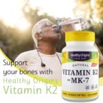 Healthy Origins, Vitamin K2 as MK-7, 100 mcg, 60 Vegetarian Softgels, High Strength, Gluten Free, SOYA Free, Non-GMO - Image 2