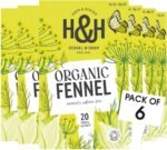 Heath & Heather - Organic Fennel Tea • Aromatic Digestive Infusion • Naturally Caffeine-Free • Vegan • Wellness Brew with Aniseed Sweetness • Multipack 6 x 20 Boxes (120 Tea Bags) - Image 2