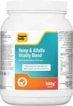 Hemp & Alfalfa Vitality Blend | Greens Blend for Energy Immunity | 500g Powder | UK Made - Image 2