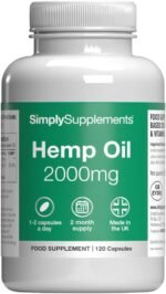 Hemp Seed Oil 2000mg | with Added Vitamin E | Supports The Protection of Cells from Oxidative Stress | Vegetarian Friendly | 120 Softgel Capsules = 2 Months’ Supply | Manufactured in The UK - Image 2