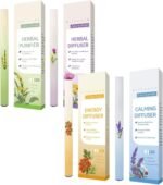 Herbal Blend Diffuser Set,Upgraded Dual-Action Herbal Purifier Pens for Sleep Support and Breathing Support,Herbal Diffuser Pen,Plant-Based Aromatherapy Pen,Pocket-Sized Design(4PCS) - Image 2