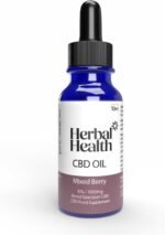 Herbal Health CBD Oil Drops 1000mg 10ml - Mixed Berry Flavour Broad Spectrum CBD 10% for Sleep & Anxiety Support - Image 2