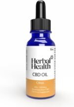 Herbal Health CBD Oil Drops 2000mg - High Purity Citrus Flavour 20% CBD Blended with Naturally Sourced MCT Oil - Supports Sleep & Anxiety - THC-Free 10ml (18+) - Image 2