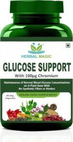 Herbal Magic Glucose Support – 60 Capsules, Vegan Food Supplement with Herbal Blend for Metabolism & Wellness - Image 2