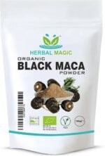 Herbal Magic Organic Black Maca Root Powder- Sparkle Your Smoothies, Milkshakes, Recipes- Naturally Sweet & nutritive - Free from Fillers & preservatives-100g - Image 2