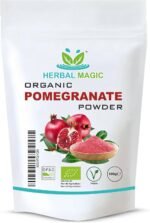 Herbal Magic's Organic Pomegranate Fruit Powder, Spray Dried - Rich & Vibrant Smoothies, Shakes, Juices, Baking - Free from Artifical Flavour & Preservatives - 100g(Pack-1) - Image 2