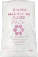 Hexeal Magnesium Flakes 25kg – 25kg Bag of Magnesium Flakes to Soothe Muscles, Joints & Aches – for Bathing, Gardening & Beauty – Household & Commercial Use - Image 2